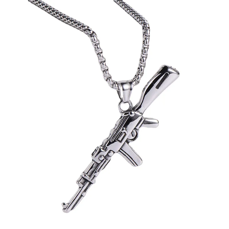 COLLAR CADENA ACERO INOXIDABLE ARMY - Imagen 3
