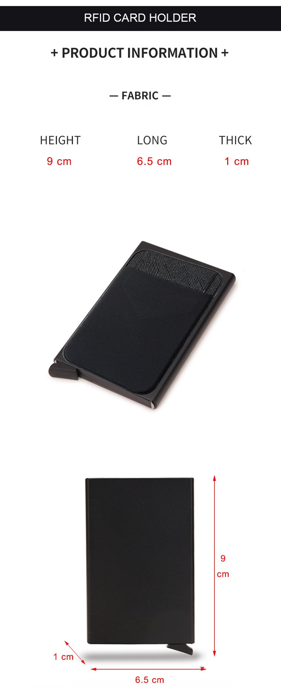 TARJETERO EN MATERIAL DE ALEACION DE ALUMINIO - Imagen 5